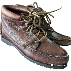Vintage Timberland Work Chukka Ankle Boots Women 6.5 Waterproof Leather